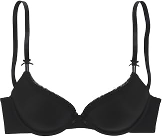 s.Oliver Reggiseno Basic Push up da Donna, Colore Nero, Nero, 6C