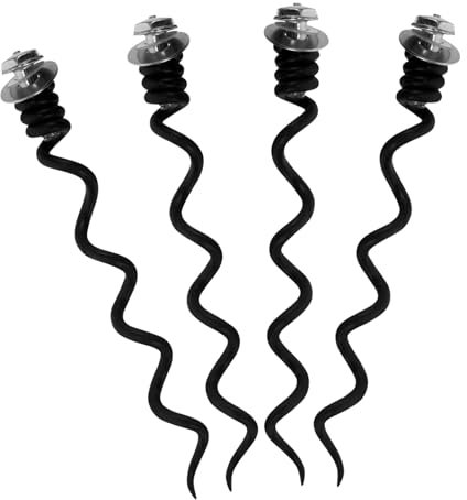 DECHOUS 4pièces Kit De Embouts Spirale Métalliques Pour Tire-bouchon De Rechange Robustes Et Durables