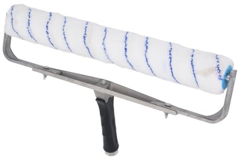 Rullo di Vernice da 18 Pollici, Pennello a Rullo di Vernice da 18 Pollici, Cornice in Alluminio Grande Rullo di Pittura con Copertura Rapida per Parete, Soffitto e Cornici a Rulli di Vernice