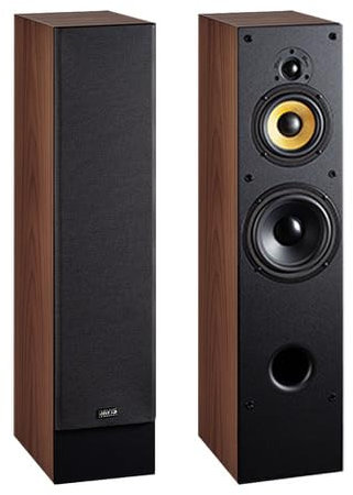 Davis Acoustics Mia 200 Noyer américain - Colonne 3 Voies/3 Haut-parleurs - Enceinte Vendue à la Paire