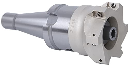 Haofy Fräshållare Effektiv 6-flöjlig Frontfräs för Högprecisionsbearbetning för Proffs Inom Metallbearbetning (NT40-FMB27+80 knivskiva+1604APMT knivkorn (10)