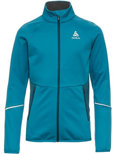 Odlo Kinder Langlauf Jacke BRENSHOLMEN JUNIOR, saxony blue - deep dive, 164