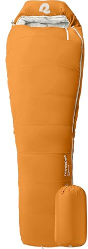 Retrospec Dream Mummy Sleeping Bag - 30°F Camping & Travel Essential Gear with Water - Resistant Shell & Synthetic Fill - Zippered Pocket & Stuff Sack