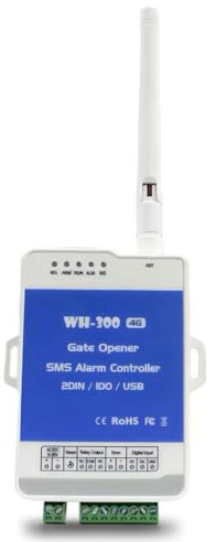 Fangxuee 4G GSM WH-300-AU Apriporta A Relè per Cancello Supporta Allarme Wireless Remoto con Controllo Tramite App