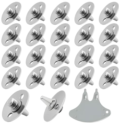 22Pcs Replacement Metal Cricket Spikes With Spanner Metal Golf Shoe Studs Screw In Studs Pins Bulk Cleats Golf Spikes Universal Shoes Cleat Set for Light Weight Cricket Shoes, Thread Diameter 5.7mm
