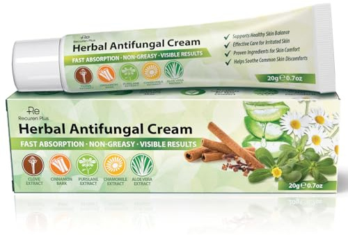 Crema Antimicótica para el Tratamiento del Pie de Atleta: Crema para el Cuidado de la Piel con Picazón, Pie de Atleta, Molestias en la Ingle, Pitiriasis Versicolor y Tiña, Sin Esteroides