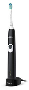 Philips Sonicare ProtectiveClean 4100 Rechargeable Electric Power Toothbrush, Black, HX6810/50