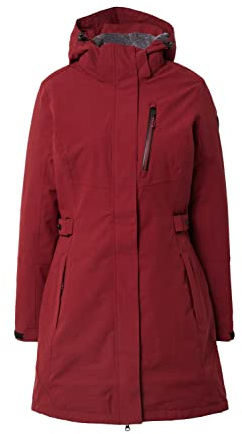 Killtec womens Parka funcional con capucha con cremallera - KOW 165 WMN PRK, clarete, 40, 37726-000