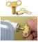 2 Radiator Keys Plumbing 5mm Bleed Heating Bleeding Key Venting Air Valve Pipes
