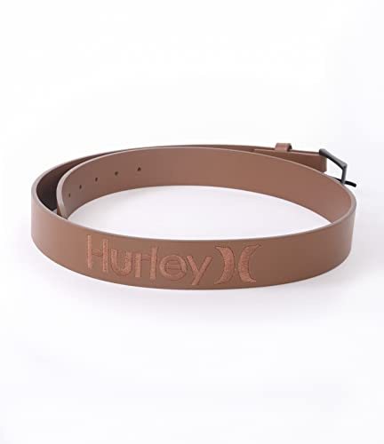 Hurley Herren One & Only Leather Belt Gürtel, Tan, Einheitsgröße UK