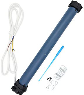 CC-Style Rollladenmotor 60mm 8-Kantwelle - Rohrmotor mit mechanischen Endschaltern, 5 Jahre Garantie, 20Nm Zugkraft, leise & energieeffizient, inkl. Zubehör & deutscher Anleitung