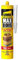 UHU Bois Max express- Colle à bois SMP, extrèmement forte et rapide, résistante à l'eau, D4, sans solvant, blanc, cartouche 380