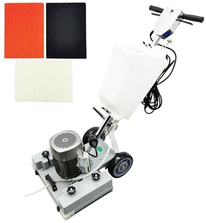 WYDDDARY Floor Scrubber Grinding Machine 3.43Gal Floor Polishing Machine 2834RPM Commercial and Industrial Square Chassis Multi-functional Polisher 110V
