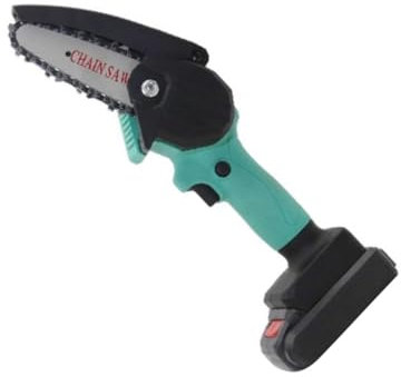 Happyyami mini motosierra serrucho de poda snap n charge motosierras eléctricos Motosierra recargable Motosierra inalámbrica electricas sin cable motosierra electrica AbS Green