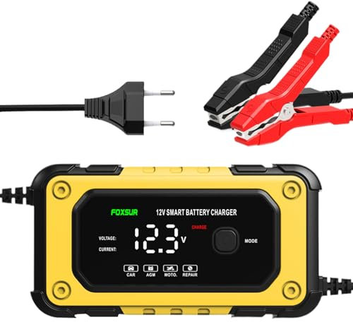 Jumper de batterie Starter Portable - Démarreur de saut de voiture 12V en service lourd, booster de pack d'alimentation rechargeable | Appareil de sauvegarde de la batterie intelligente avec écran LCD