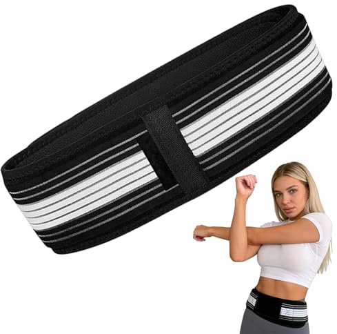 Fascia Lombare Supporto Schiena Regolabile per Uomo e Donna, Fascia Elastica Lombare Ortopedica per Mal Di Schiena Super Traspirante 110cm