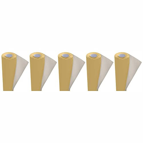 3 Ace Crafts (Pack of 5) Poster Paper Roll (Mocha) Approx 76cm x 10m for Gift Wrapping, Craft, Packing, Parcel, Party Decoration, Table Runner, School Notice Boards, Display and Card Making