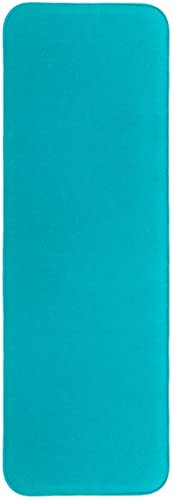 Brandsseller Bankauflage aus Filz 118x38x2 cm – Stilvolles, pflegeleichtes Sitzkissen für Innen & Außen, hochwertiges Bankpolster mit abgerundeten Ecken, langlebig – Türkis
