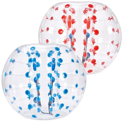 VEVOR Inflatable Bumper Balls 2-Pack, 5FT/1.5M Body Sumo Zorb Balls for Teen & Adult, 0.8mm Thick PVC Human Hamster Bubble Balls for Outdoor Team Gaming Play, Bumper Bopper Toys for Garden, Yard, Park