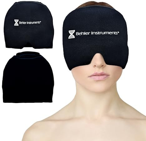 Gorro Migraña - Alivio de Migrañas y Dolores de Cabeza - Gorro migraña frío - Migraine Relief Cap - Gorro de Gel para Frío o Calor - Gorro para Migrañas - Cómodo, Fácil de Usar y Reutilizable