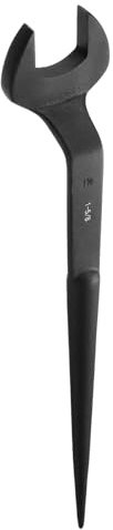 HARFINGTON Single Open End Spanner Wrench 1-5/8-inch 15 Degree Angle Single Open End SAE Construction Spanner Wrenches with 60°Offset Handle for Automotive Mechanical Maintenance