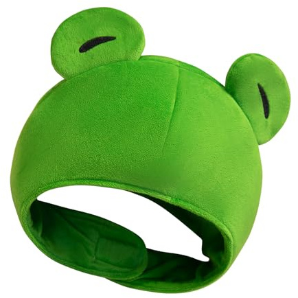 Cappello A Forma Di Rana Per Bambini | Copricapo Per Cosplay A Tema Cartoon | Cappello Da Animale Per Cosplay Di Halloween - per Natale Halloween Festa Celebrazione Raduno Familiare Travestimento Carn