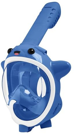 FANSHINUO Snorkels Full Face Snorkeling Bambini Snorkeling Con 180 Gradi Vista Panoramica Antifog Antileak Dry Tops Full Face Snorkel Per Il Bambino