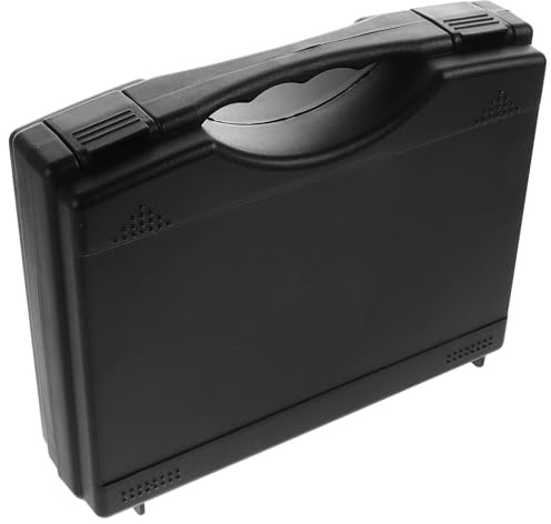 BUGUUYO Estuche Rígido para Micrófono Inalámbrico con Protección Resistente al Agua Organizador Versátil para Micrófonos de Mano Cables y Equipos DJ Maletín Portátil para Viaje y Concierto