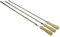 Edelstahl-Grill-Spieße Steckerlfisch Fischsteckerl Fleischspieße Spieß 3mm GESCHRAUBTER GRIFF (2)