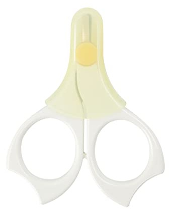 Pigeon Baby Nail Scissors with Rounded Tip, 0 Months (MADE IN JAPAN)