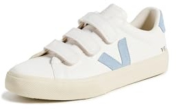 Veja Women's Recife Logo Sneakers, Extra-White_Steel, 7 Medium US