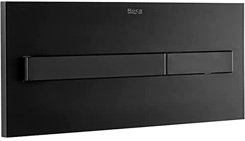Roca A890188206 Placa Accionamiento Descarga Dual, PL7 Dual, Color Negro Mate