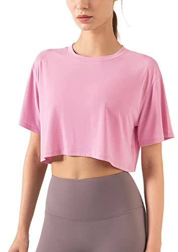 Mujer Aptitud física Ejercicio Blusas Cortas Manga Corta Yoga Camisetas Atlético Correr Camisetas Deportivas