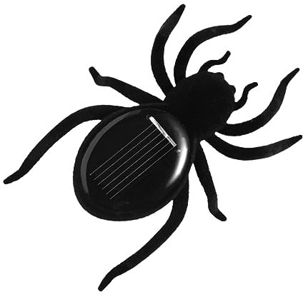 TOYANDONA Solarbetriebenes Silicon Spinnen-Spielzeug Für Mädchen Lustiges Und Lebensechtes Spielzeug Halloween-Dekoration Für Kreative Aktivitäten Im Freien