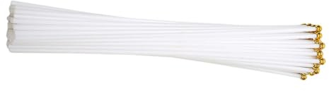 SUPVOX 200 Pezzi Aste Portabandiera in Plastica 38 Cm, Set di Pennoni Portabandiera Decorativi e Ricambi per Bandiere Portatili, Aste Robuste per Eventi Sportivi e Celebrazioni