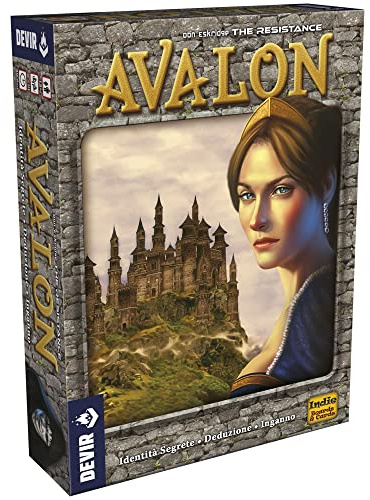 DEVIR The Resistance Avalon – Gioco da Tavolo di Deduzione e Ruoli Segreti, Party Game, 5-10 Giocatori, Edizione in Italiano