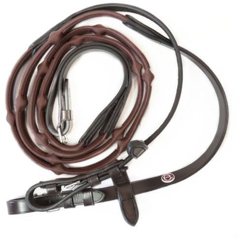 e EQUITYUM Redini Cuoio E Gomma Padded, Design Italiano, Comode e Efficienti (Marrone, Full)