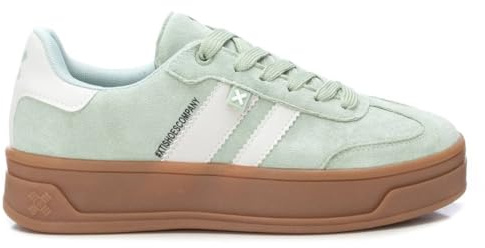 XTI Grün gestreifte Turnschuhe