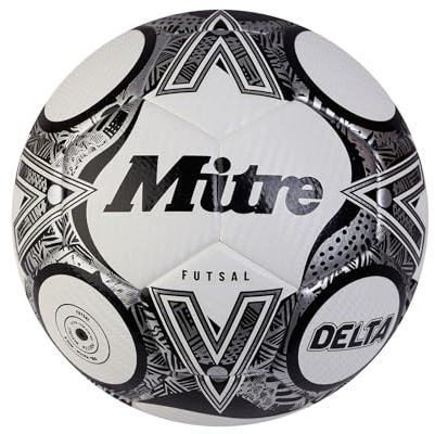 Mitre Delta Futsal 24 Handball (4) (Black/White)