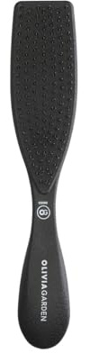 Olivia Garden Essential Style Blend – Noir – Brosse démêlante résistante aux produits chimiques pour cheveux mouillés, colorations & soins – Pour usage en salon et à la maison