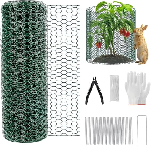 Générique Protections pour Extérieur,Clôture Grillagée Anti-rongeurs | Filet de Protection Résistant Imperméable pour Fraisiers Myrtilliers Arbres Fruitiers Jardin Extérieur