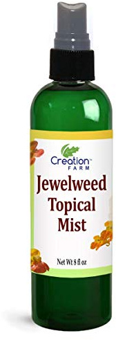 Jewelweed Spray - Itchy Skin Relief Remedy for Poison Ivy Oak Large 8 OZ Size Use for Skin Allergy, Bug Bites, Bee Stings, Rash - All Natural Botanical Base of Plant Extracts