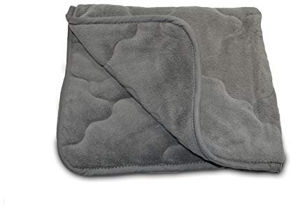 ggm antiallergische Hundedecke in 60x70 cm – Schnell trocknende, unempfindliche & Flauschige Kuscheldecke, Maschinenwaschbare Liegedecke für Hunde, Flöhe- und Milbenresistent – anthrazit