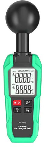 5 Hz ~ 300 Hz EMF-Messgerät, LCD-Strahlungsdetektor für elektromagnetische Felder mit 3 Sonden für 360 ° -Messung
