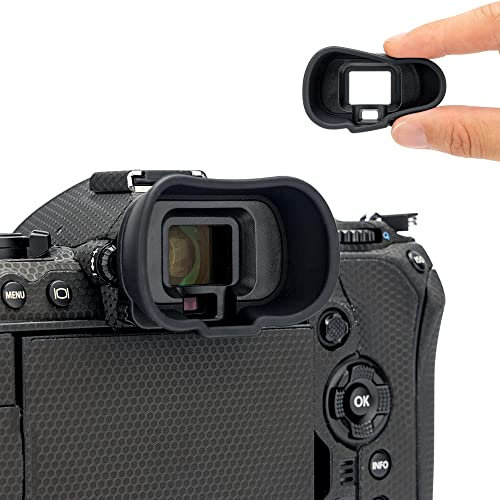 KIWIFOTOS Weiche Kamera Augenmuschel Okular Sucher Schutz für Olympus OM SYSYEM OM-1 OM-1II OM1 Mark II, ersetzt Olympus EP-18 Augenmuschel