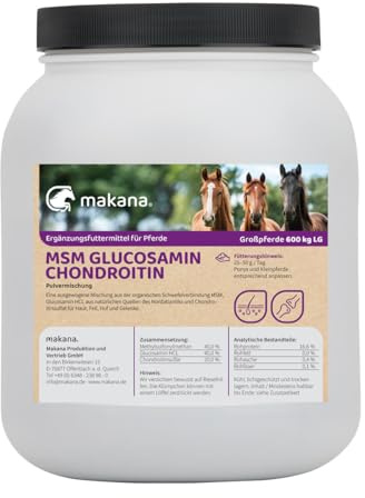 Makana MSM glukosamin kondroitin pulver 2 kg burk