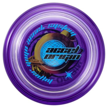 Bandai 60005 Accel Hyper Yoyó Viola, Gioco di Abilità, Yoyo ottimo per Bambini di 8 Anni,con il suo sistema Accel, prova tutti i trucchi in modo semplice e veloce