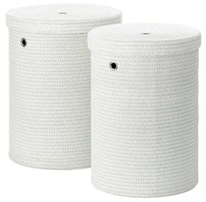 kela Wäschesammler RIMOSSA weiß (DH 38x50 cm) DH 38x50 cm weiß Wäschekorb Wäschebox Wäschetruhe