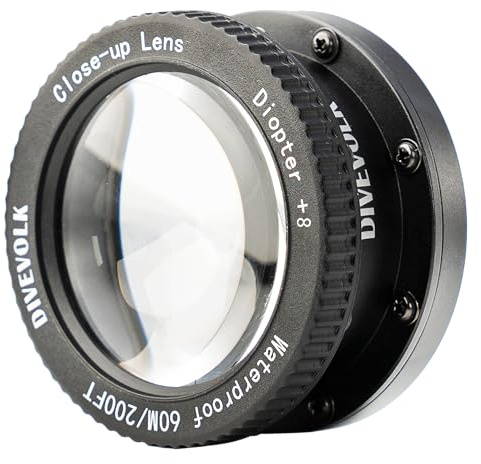 DIVEVOLK Makro Vorsatzlinse - Diopter +15