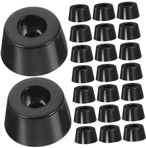 Angoily 50pezzi Caster Wheels Per Sedia Ruote Fisse Antiscivolo in Ecologica Per Mobili e Ufficio Design e Silenzioso Compatibile Con Sedie Facile Da Installare